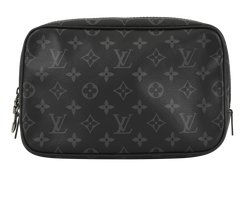 Louis Vuitton Toiletry Pouch GM, Canvas, Monogram Eclipse, BA5117,DB/E,3*